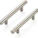 Ravinte 35 Pack 5'' Cabinet Pulls Brushed Nickel Stainless Steel Kitchen Drawer Pulls Cabinet Handles 3" Hole Center