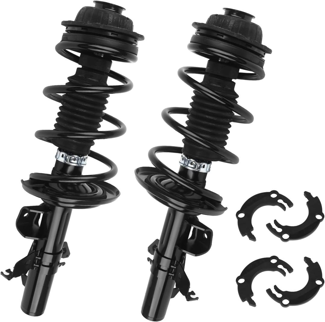 KUSATEC Front Pair Complete Struts Shock Absorber fit for 2013-2016 Dodge Dart, 272642 272641 Struts with Coil Spring Assemblies