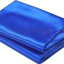 SiinvdaBZX 3 Pcs Royal Blue Satin Table Runner 12 x 108 inches Long, Bright Smooth Satin Wedding Table Runner Decorations for Birthday Parties, Buffet, Banquets, Graduations, Engagements