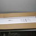 QEEIG Bathroom Shelves 48 inches Long Wall Shelf Large Extra Long 48 x 9 inch Set of 2, White (008-120W)
