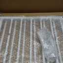 Freestanding Short Dog Gate - No Drill Pressure Mount, 13" Tall Small Pet Gate Easily Step Over, 16"- 30'' Width Expandable Metal Small Puppy Gate for Stairs, Doorways, Kitchen, House, Indoor/Outdoor