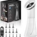 Upgraded Ear Wax Removal with LED Display- Safe and Effective Ear Wax Removal Kit-Ear Cleaner Kit -with Wastewater Recovery System-(White)-Valentine's Day Gift