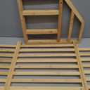 HOMESTEAD Bamboo Can Organizer for Pantry - 3 Tier Rack with Adjustable Dividers, Gravity Feed Canned Goods Organizer, 36 Cans Soda Storage