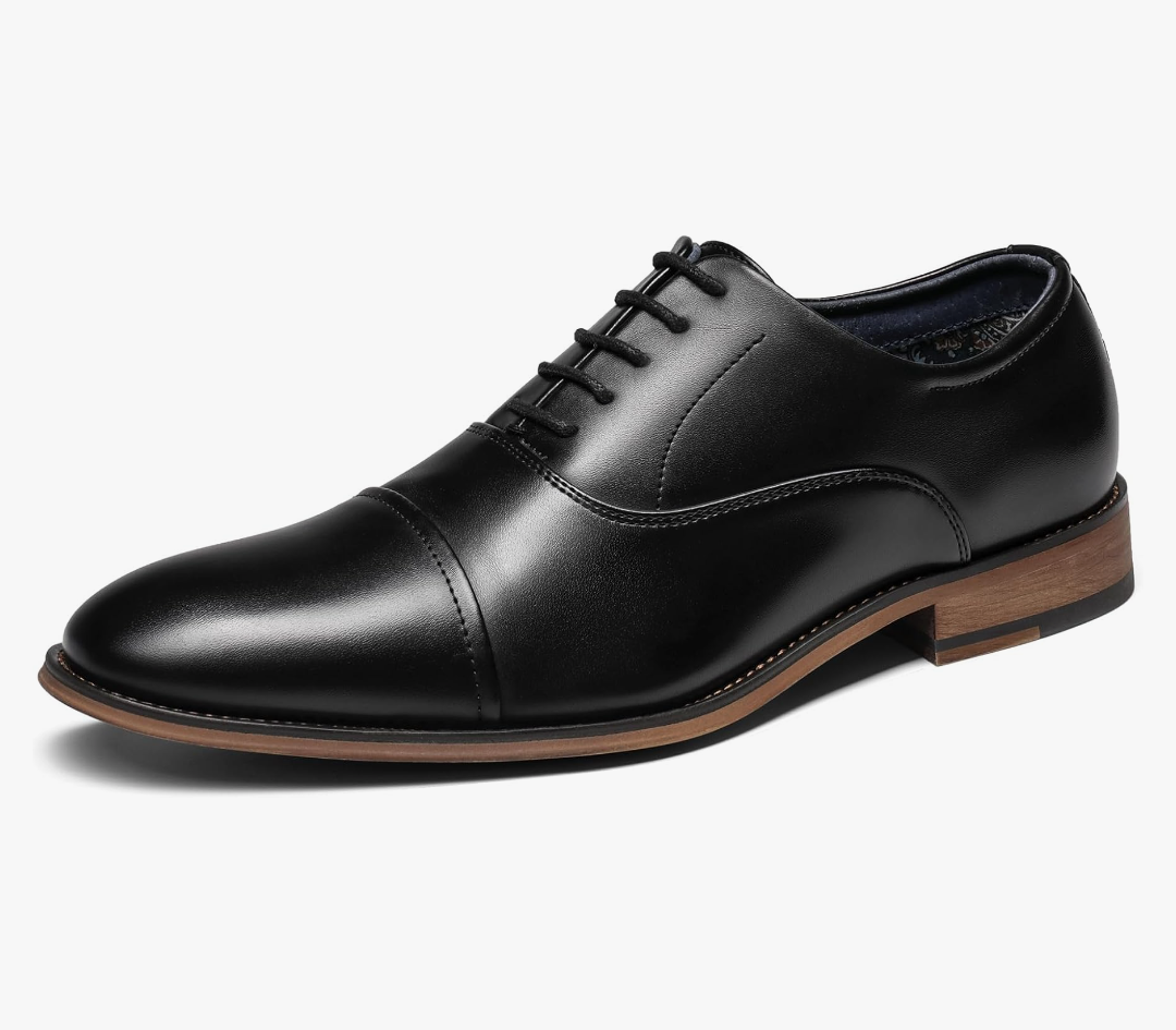 Bruno Marc Men's Lace Up Soft Cap-Toe Formal Dress Shoes 11w