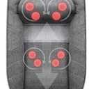 Homedics Total Recline Massage Cushion, Ultimate Versatility, Sit Up, Lean Back, Lie Down, Soothing Heat, Pain Relief, Deep Kneading Shiatsu Massage, Height Detection, Lumbar Stretch, Seat Vibration