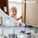 Door Chime, Satisure Wireless Door Open Contact Sensor Alarm Chime with 600 FT Range 58 Chimes 5 Volume Levels LED Indicators, Door Ringer Alert for Business/Store/Home/Office When Entering