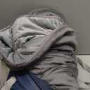 Outdoor/Indoor Sherpa Blanket, Oversized Waterproof Stadium Blanket for Cold Weather. Warm, Soft, Portable, Great for Stadium, Sports Events, Camping, Indoor - 82x56in., Dark Gray