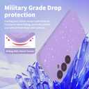 for Samsung Galaxy S23 FE Case, for Galaxy S23 FE Case Glitter Cute for Women Girls Girly Sparkly Bling Neon Bright Color Slim Soft Phone Case Cover for Samsung S23 FE, Purple