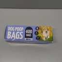 Reli. Dog Poop Bags (400 Bags - Large Single Roll) | Dispenser Box | 9x13" Large Doggie Poo Sack | Use for Yard Pickup | Bulk Single Roll | Unscented, Leak Proof (Black)