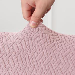 Accent Chair Cover Slipcover,Slipper Chair Stretch Spandex Removable for Armless Chair Furniture Protector for Living Dining Room Hotel, 33x14.5, Pink Color