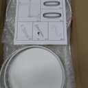 OVICAR Rotating Window Plant Shelves - Indoor Wall Plant Stand 3-Tier Floral Metal Window Shelf Holder for Multiple Plants with Hanging Hooks Home Decor White