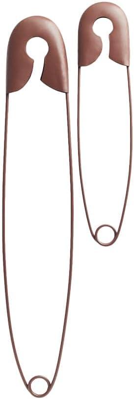 Laundry Room Decor with Rustic Safety Pins Tip Jar and Humorous Sign - Safety Pin Wall Decor Set