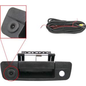 Tailgate Handle Backup Camera Rear View Compatible with 2009-2017 Dodge Ram 1500 2500 3500RCA Connector