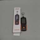 LASELION MS04 Pinless Moisture Meter with Ball Probe for Non-Destructive Area Scans Ideal for Wood Walls and Construction Materials Customizable Humidity Alarms Built-in Flashlight