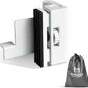 MOSECYOU Portable Keyed Door Lock for Home/Travel Security, Child Safety Protection Extra Lock, Temporary No Drill Lockout Device with Key for Apartment Bedroom Hotel Room