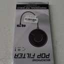 SUNMON Mic Pop Filter for HyperX QuadCast、Blue Yeti and Other Gaming Microphone, Dual Layered Wind Pop Screen with Flexible 360° Gooseneck Clip Stabilizing Arm for Recording, Singing