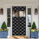 Veanusiver Magnetic Thermal Insulated Door Curtain Detachable Visible Windows,Thicken Polyester Fiberfill & Durable Oxford Fabric,Hands Free Windproof Door Screen,Fits Door Size up to 36''x82''