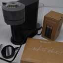 Nespresso Vertuo Next Coffee and Espresso Machine by De'Longhi with Milk Frother, 8 ounces, Dark Grey