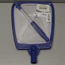 POOLAZA Hot Tub Skimmer Net Handheld, Professional Pool, Spa, Pound Skimmer Net with Aluminum Pole Handle, Deep Ultra Fine Mesh Netting Small Pool Skimmer Net, Upgrade Durable Hot Tub Net Hand Skimmer