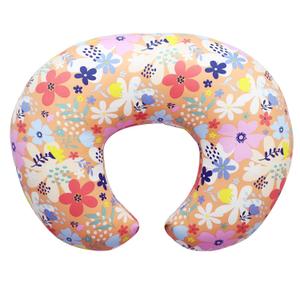 Nursing Pillow,Bottle and Breast Feeding Pillows for Baby Boy and Girls,Donut Tummy Time Pillow with Removable Cotton Blend Cover,Original Support Sit Up Pillow(Flower-71)