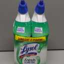 Lysol Toilet Bowl Cleaner Gel, For Cleaning and Disinfecting, Stain Removal, Forest Rain Scent, 24oz (Pack of 2)