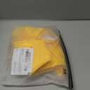 Milumia Women's Bikini Sets Two Piece Swimsuit Wide Strap Tie Back High Cut Starfish Bathing Suit (Large, Yellow)