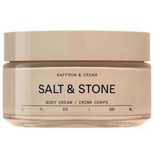 Salt & Stone Body Cream for Dry Skin Women & Men Saffron & Cedar 6.7 fl oz
Hydrating Formula, Deep Hydration & Skin Barrier Support, Healthy Glow, Vegan with Seaweed Extracts, Spirulina & Squalane