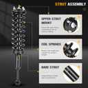 Front Strut Assembly Shock Absorber Fit for Toyota Tundra 4WD 2007-2020, Struts with Coil Spring 171119L 171119R (Set of 2)