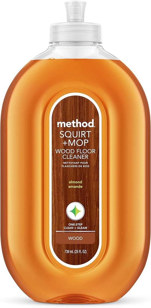 Method Squirt + Mop Hardwood Floor Cleaner, Almond, 25 Ounce, 1 pack