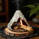 MOUGIGI Palo Santo Burner- Zongzi Modeling Incense Holder with Ash Catcher-Perfect for Sage, Sticks, and Copal-Aromatherapy Meditation Gift for Women-Perfect for Yoga, Meditation, and Anxiety Relief,  Zongzi Kiln Change Palo-white