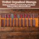 11 Slots Leather Chef Knife Roll Portable Chef Knife Case Sheath Holder Wrap Cooks & Culinary Tools Carrying Storage