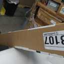 4.7ft Vinyl PVC Real Estate Sign Post, Realtor Yard Sign Post, 36" Arm Holds Up to 24" Sign - White (No Sign)