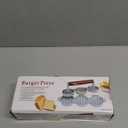 Mini Burger Press Small Meat Patty Maker Round Shape Press Patty Maker for Mini Hamburger, Barbecue, Picnic, Camping, Etc(Three 2.64-inch Molds)