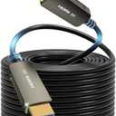 SOEYBAE 8K HDMI Fiber Optic Cable , 48Gbps Ultra High Speed Long HDMI Cable 2.1 Cord, Support 8K@60Hz, 4K@120Hz, eARC HDCP2.2,Dynamic HDR, Compatible with Blu-ray,HDTV,Monitor,Projector,Laptop