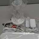 28" Inch Ceiling Fan AC 110V/DC 12V Indoor Outdoor Gazebo Electric Fans for Tent with Remote Control Portable Hanging Plug in No Light White Bedroom Porch Quiet Small Room RV Garage Dorm