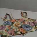 Women's Summer Vintage Floral Renaissance Corset Top for Women Y2k Tops Sleeveless Drawstring Crop Top (3X-Large, Khaki)