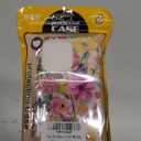 Magnetic for iPhone 16 Pro Case Cute for Women Girls, Home Button Stickers,[Drop Protection] with Slim Colorful Flowers Heart Oil Painting Girly Phone Case for iPhone 16 Pro