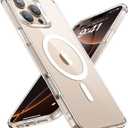 ESR for iPhone 16 Pro Case, Compatible with MagSafe, Shockproof Military-Grade Protection, Magnetic Phone Case for iPhone 16 Pro 6.3 inch, Clear