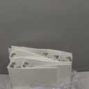 Henoyso 6 Pcs 2 Inch Mini 3 Ring Binders with Clear Front View Cover, Round Ring White A5 Binders Bulk Pack for School Office, Holds up to 490 Sheets, 5.5 x 8.5 Paper Half Letter Pages Organizer