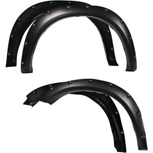 ALLGOOD Fender Flares Compatible with Dodge Ram 1500 2009-2018/Fit Dodge Ram 1500 Classic 2019-2022 (Excludes R/T&Rebel) 4PCS Smooth Matte Black Pocket Riveted Style 68054339AB CH1240269