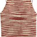 SweatyRocks Women's Sleeveless Space Dye Knit Camisole Criss Cross Backless Crop Top S