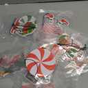 Demissle 24 Pcs Christmas Car Air Fresheners Bulk Lime Green Elf Ornaments Xmas Peppermint Candy Hanging Scents Air Freshener Holiday Rearview Mirror Decor for Women Car Accessories Xmas Gifts