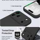 OTOFLY Magnetic for iPhone 17 Pro Max Case,Compatible with Magsafe,Classic Liquid Silicone Mobile Phone Case,Integrated Camera Control Button,Anti-Scratch Microfiber Lining, Black