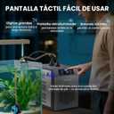 BAOSHISHAN Aquarium Chiller, [2024 Upgrade] 42gal 1/10 HP Water Cooler Fish Tank, Quiet Refrigeration Compressor Touch Screen Aquarium Cooler for Hydroponics Axolotl Coral Crystal Shrimp