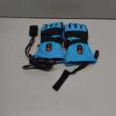 Kids Heated Ski Gloves, 3-Heat Settings, Rechargeable, Water Resistant, Windproof, Ideal for Skiing, Snowball Fights, Cycling (XX-Small, Blue)