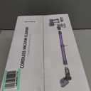 Cordless Vacuum Cleaner for Home,Lightweight Stick Vacuum Cordless Rechargeable with Power Suction, Up to 35 Mins Runtime, Hardwood Floor Vacuum for Pet Hair,Carpets,Tile(Deep Purple)