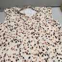 siliteelon Womens Summer Tops Ruffle Cap Sleeve Button Down V Neck Shirts Casual Trendy Cute Floral Tank Shirts, Floral Apricot Large