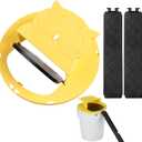 Mouse Rat Trap Bucket,5 Gallon Mouses Rat Traps Indoor for Home,Reusable Mouse Catching Tool-Owl Style, Bucket Lid Rat Traps Indoor Outdoor[5 Gallon Buckets is NOT Included] (1Pack)