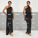 ABYOVRT Women Sexy Backless Dress Bodycon Sleeveless Open Back Maxi Dress Formal Cocktail Wedding Guest (Black, Small)