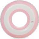 FUNBOY Giant Pink Ring 48'' Tube Float, with Integrated Cup Holder, Perfect for a Summer Pool Party, Large